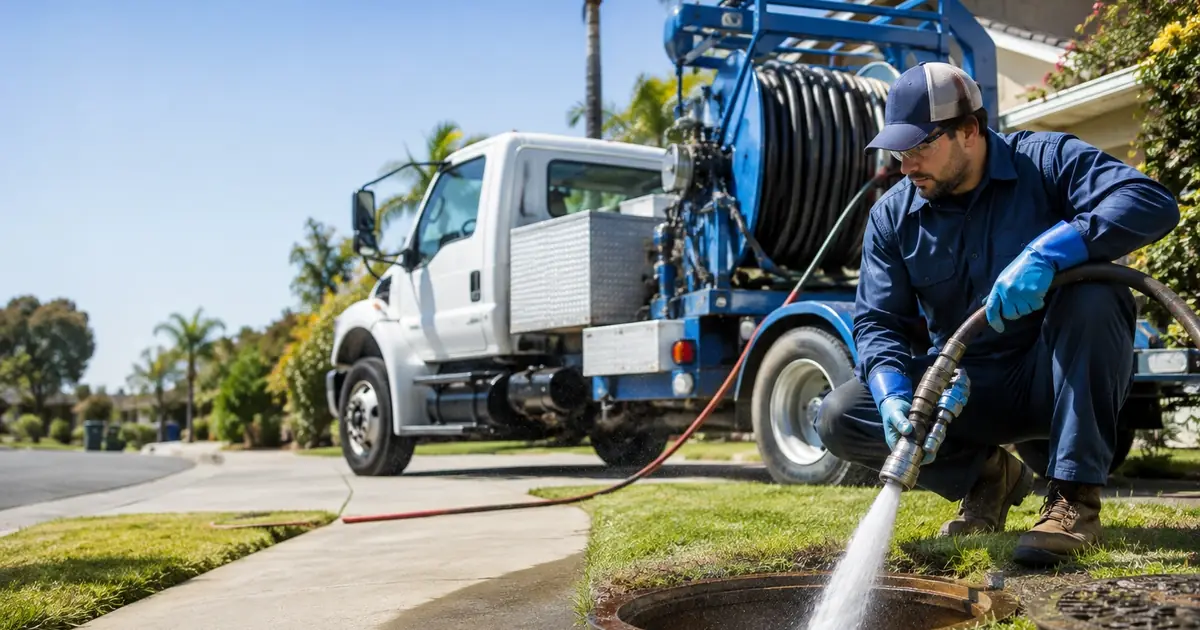 Hydro jet sewer cleaning Santa Fe Springs