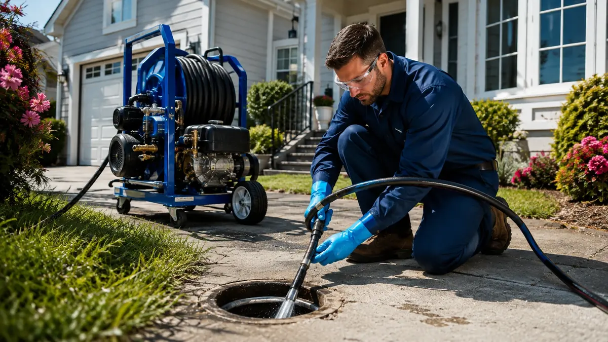 Residential Hydro Jet Drain Cleaning in Santa Fe Springs