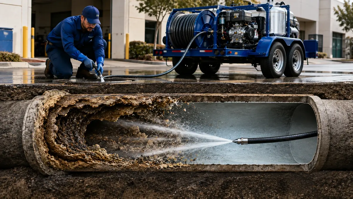 Sewer Pipe Descaling in Santa Fe Springs